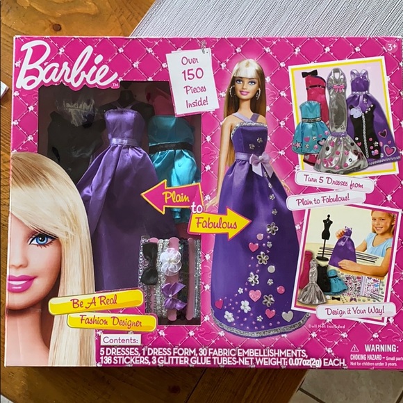 barbie be a real fashion designer set